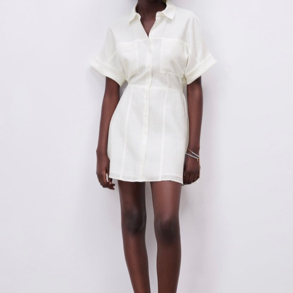 ZARA Short Shirt Dress